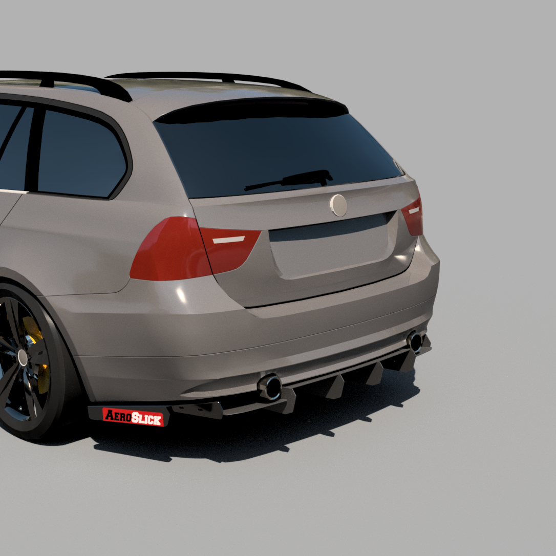 Metal Rear Diffuser, BMW E90/E91 Aluminium Diffuser, AeroSlick