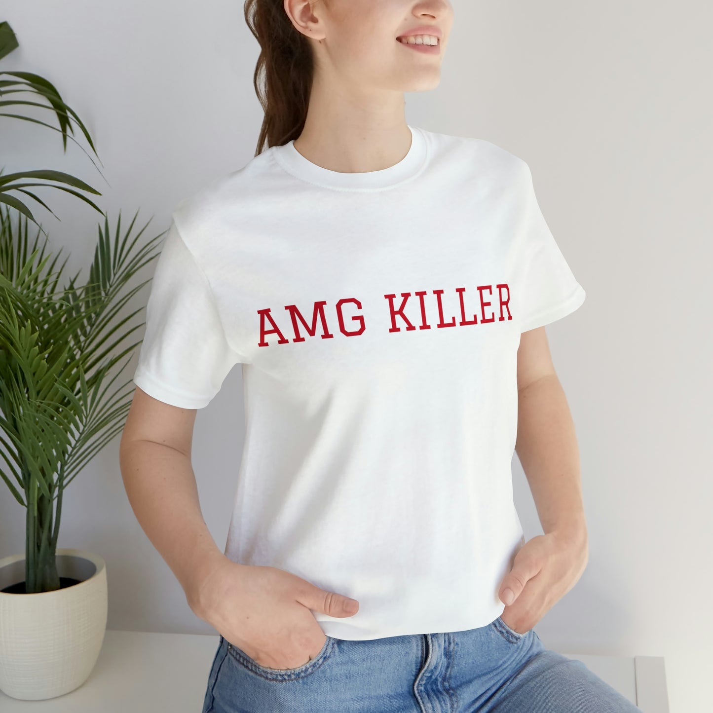 Round Neck T Shirt, AMG Killer Unisex T-Shirt, AeroSlick