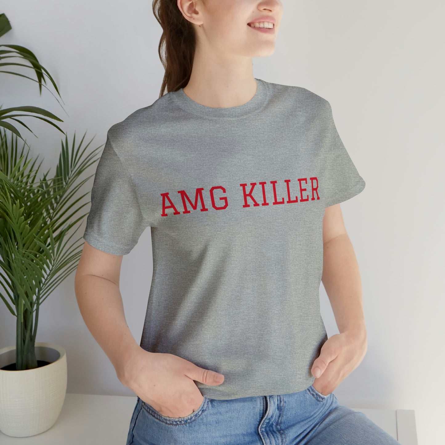 Round Neck T Shirt, AMG Killer Unisex T-Shirt, AeroSlick