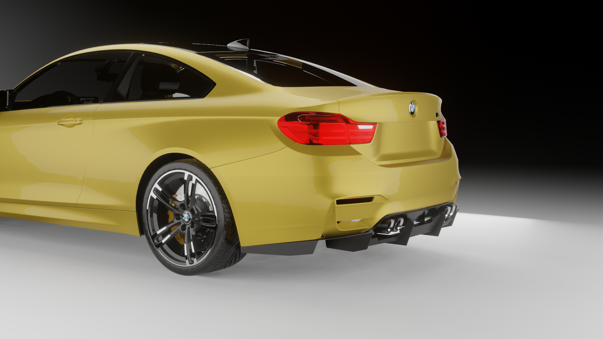 F 82 Rear Diffuser Full Length *PRE-ORDER* BMW M4 F82 Aluminium Diffuser | F82 Rear Diffuser | AeroSlick