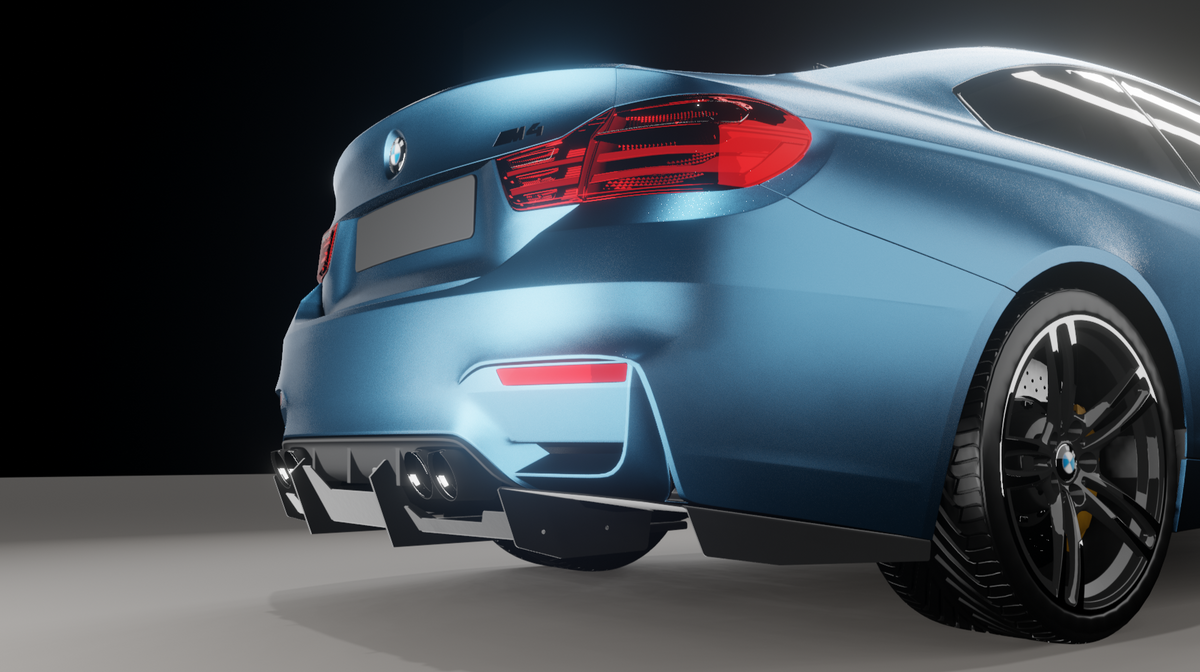 F 82 Rear Diffuser Full Length *PRE-ORDER* BMW M4 F82 Aluminium Diffuser | F82 Rear Diffuser | AeroSlick