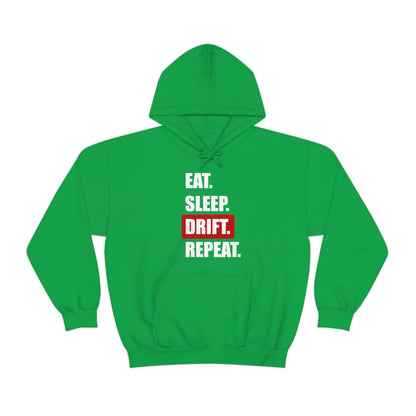 Eat Sleep Drift Repeat Hooded Sweatshirt