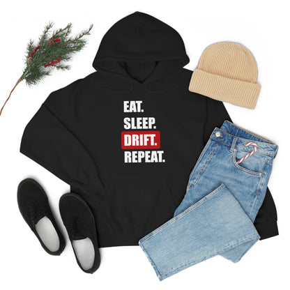 Eat Sleep Drift Repeat Hooded Sweatshirt