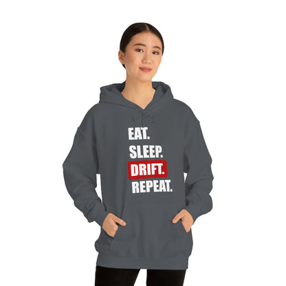 Eat Sleep Drift Repeat Hooded Sweatshirt