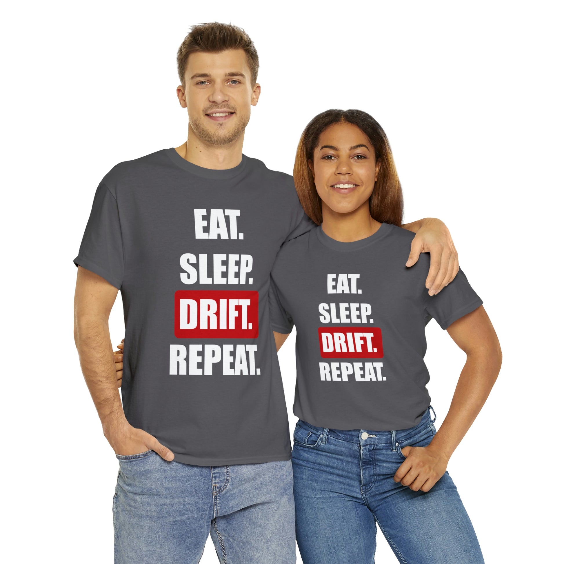 Unisex Short Sleeve T-Shirt, Eat Sleep Drift Repeat, AeroSlick