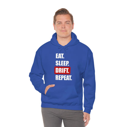 Eat Sleep Drift Repeat Hooded Sweatshirt