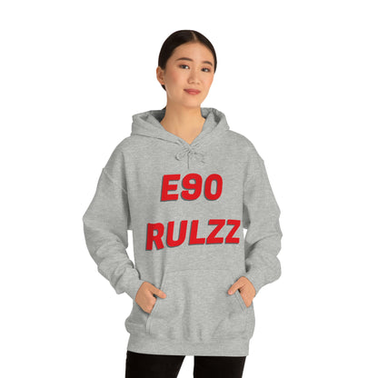 E90 RULZZ Hooded Sweatshirt, Hooded Pullover Sweatshirt, AeroSlick