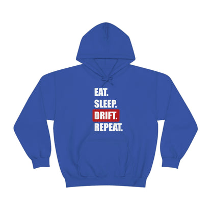 Eat Sleep Drift Repeat Hooded Sweatshirt